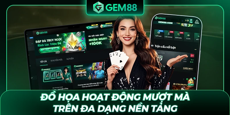 Đồ họa hoạt động mượt mà trên đa dạng nền tảng