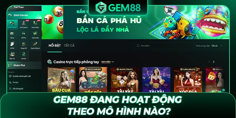 GEM88 đang hoạt động theo mô hình nào?