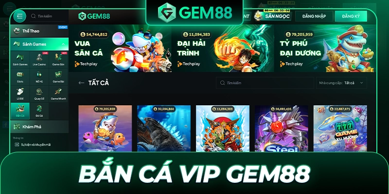 Bắn Cá VIP GEM88