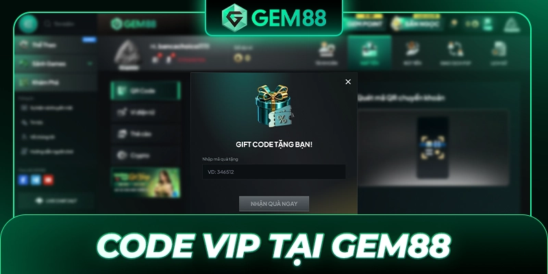 Code VIP GEM88